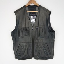 Vintage Leather Waistcoat