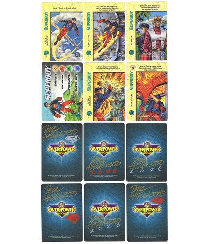 Overpower superboy card - dc, set