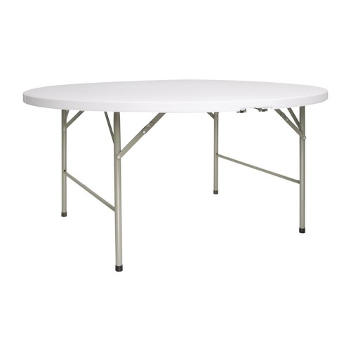 Bolero 5ft round folding table - 5ft,