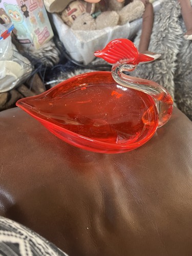 Vintage red art - vintage, glass