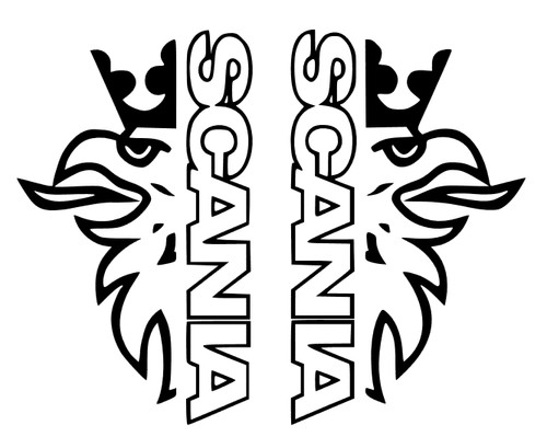 Scania vinyl decal stickers - vinyl,