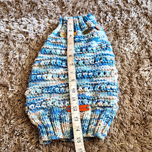 Handmade knitted dog jumper - knitted,
