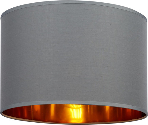 Fabric lamp shades with golden - lamp,
