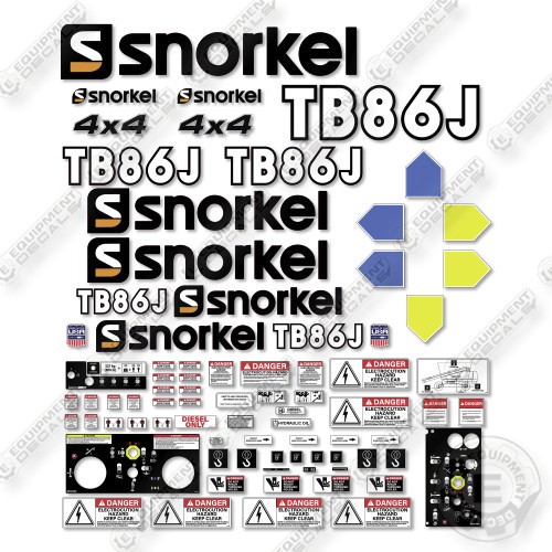 Snorkel tb86j full decal - snorkel, kit