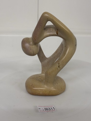 Hand carved soapstone art deco - art,