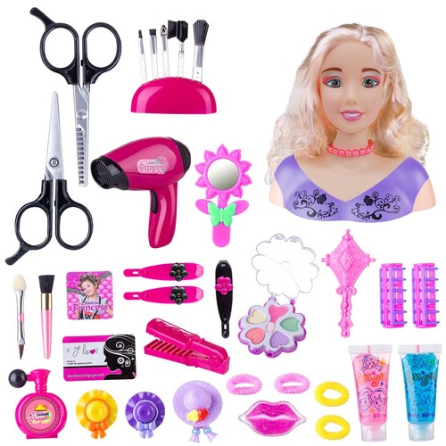Kids hairdressing makeup doll - hairdressing,