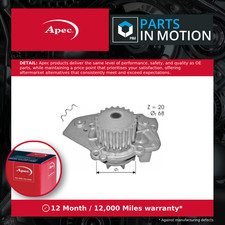 Water Pump fits CITROEN BX 1.9D 86 to 94 Coolant 120148 12016 120151 120160 Apec