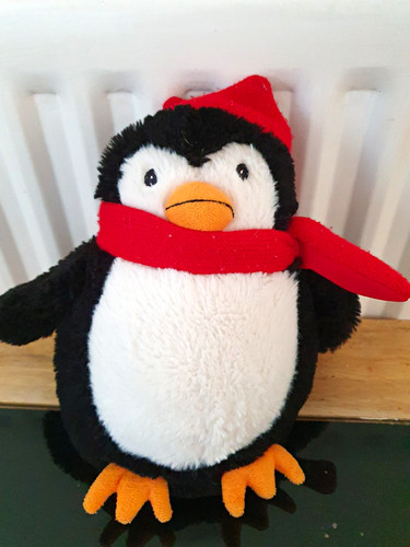 Christmas penguin small plush - christmas,
