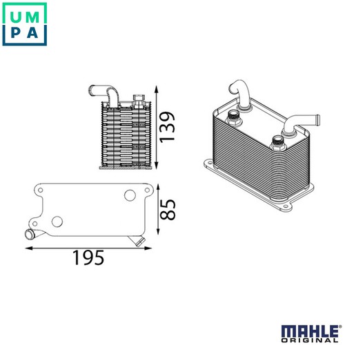 Oil cooler automatic - oil,