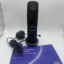 BT Advanced Digital Home Phone With Alexa Built-in Black Handset Wireless