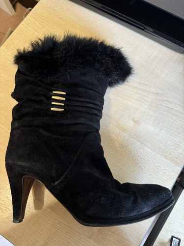 Delores black suede boots with - delores,