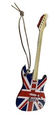 Union Jack Guitar Christmas Tree Decoration - Union Jack Hanging Guitar G14-D