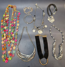 Joblot Costume Jewellery Necklaces & Braclets, all in a small Radley Bag