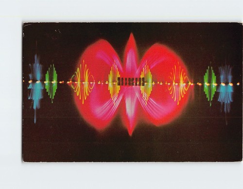 Postcard fountain waltzing - postcard, of