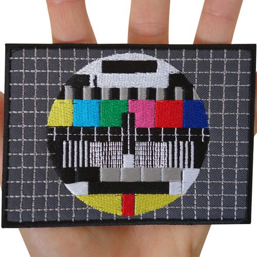 Big test card embroidered - big,