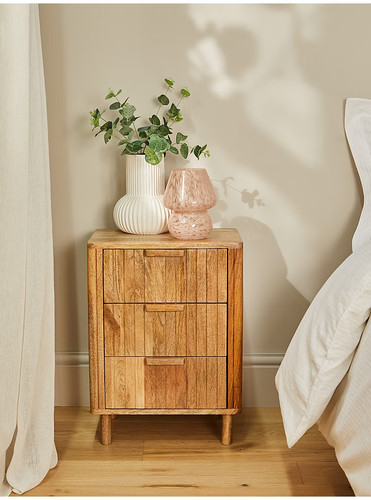 Natural brown mango wood - brown,