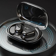 TWS Bluetooth Wireless Earphones Headphones Sports Ear Hook Running Bass Earbuds