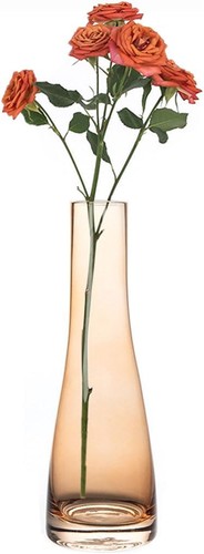 21cm single bud glass vase - 21cm,