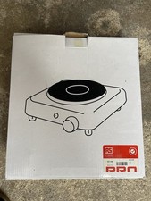  Electric Hot Plate Single Portable Kitchen Table Top Cooker Hob 1500W White New