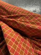 Malabar Silk Check Orange