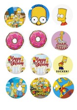 12 X Pre Cut Edible Icing