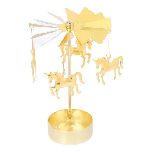 Elegant iron rotating candle - elegant,
