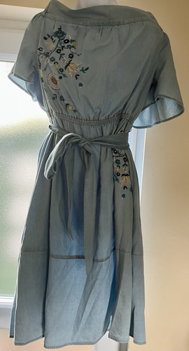 Per una chambray dress uk - una,