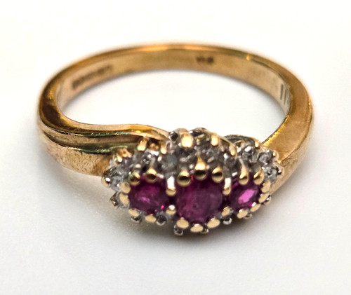 Vintage 9ct yellow gold ring - vintage,