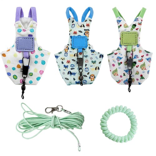 Bird flight harness with leash - bird,