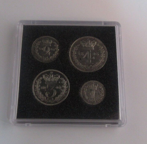 1843 maundy money - maundy, queen