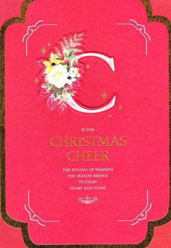 For christmas cheer a - c,