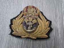 RNR Royal Navy Reserve Early Possibly Original ww1 Period Bullion Cap Badge