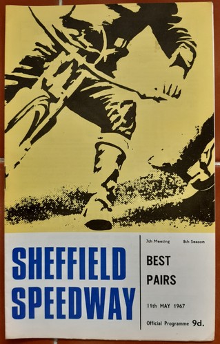 Sheffield speedway programme - sheffield,