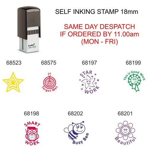 Owl bee rubber stamp teacher - owl,
