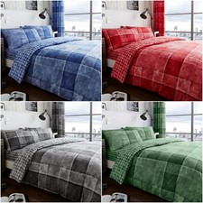 Denim Check Duvet Quilt Cover