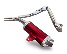 Exhaust Pipe Muffler Red D