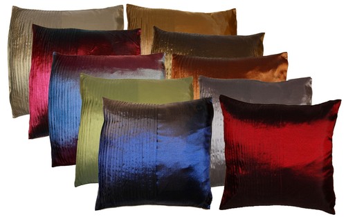 Faux silk cushion - faux,