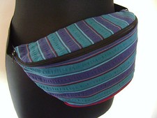 Bumbag Fanny Pack Bag Festival Clubbing Holiday Boho Hippy Hippie Stripe Gift