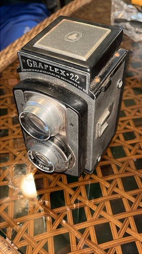 Vintage graflex camera twin - graflex,
