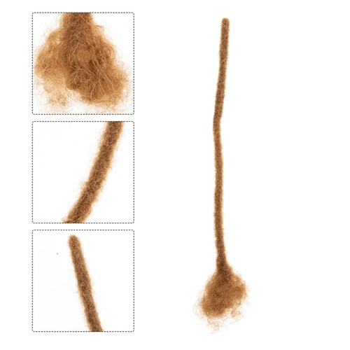 Brown human hair dreadlock - human, wig