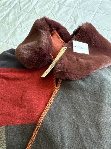 Ladies faux fur collar - faux, cape