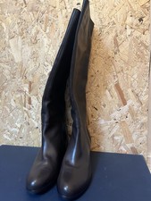 Sergio Rossi BNIB Chocolate Brown Leather Boots EU41