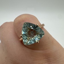 Prasiolite Green Amethyst Ring