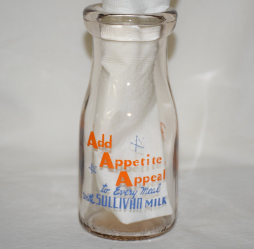 Vtg sullivan milk half - vtg,