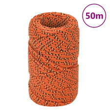 Boat Rope 50m Orange 2mm