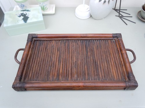 Vintage large bamboo - vintage,