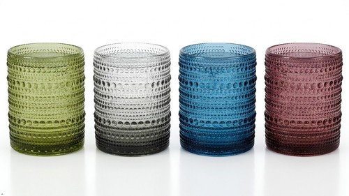 Coloured bead hobnail - coloured, classic