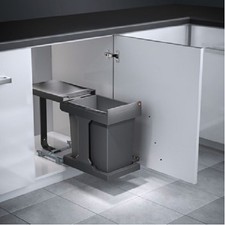 Pull out kitchen waste bin -