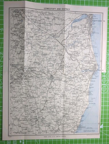 Original c1930 bartholomew map - bartholomew,