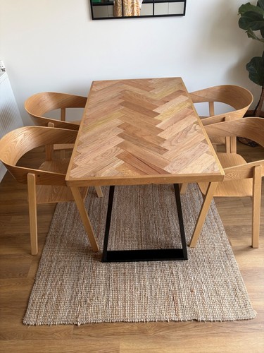 Solid oak handmade parquet - handmade,